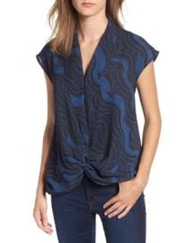 Trouv   Twist Front Knot Top   Nordstrom at Nordstrom